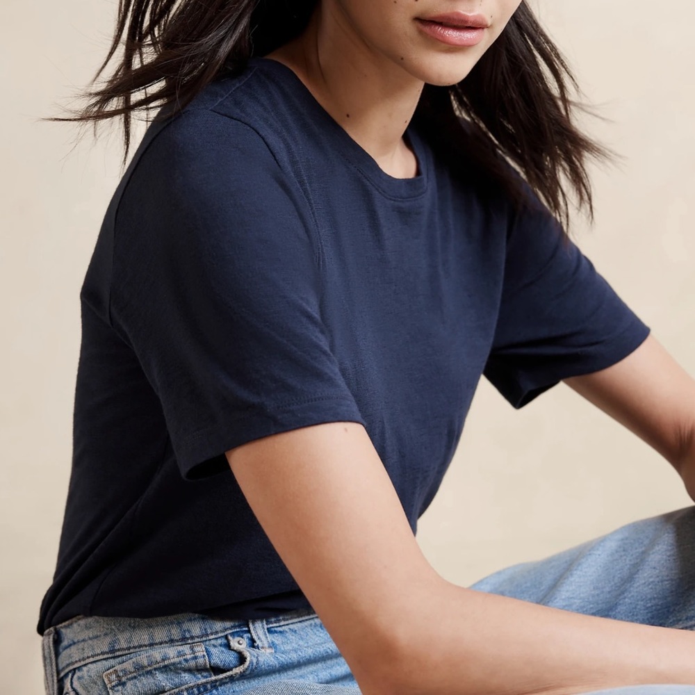 Banana Republic Tee szS Navy NWT
